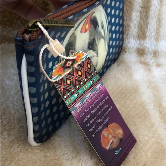 New Mlavi Kawaii Style Bulldog Vegan Pouch 🐶 - Picture 6 of 8